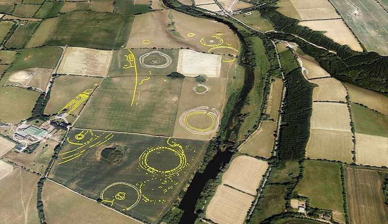 Le fotografie aeree di Bluesky rivelano siti archeologici nascosti scoperti da droni