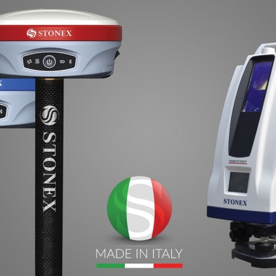 Prodotti “Made in Italy” Stonex: Serie S900 GNSS e X300 Laser Scanner