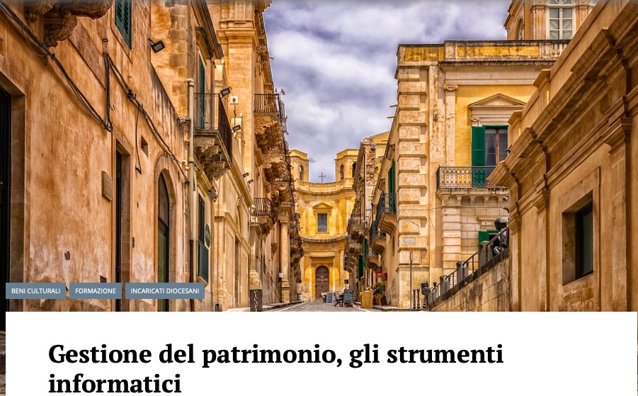 Gestione del patrimonio, gli strumenti informatici della CEI