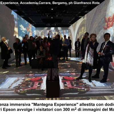 La Resurrezione di Cristo del Mantegna rivive nell'esperienza immersiva realizzata con semplici videoproiettori