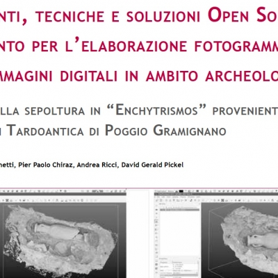Open Source a confronto per l’elaborazione fotogrammetrica delle immagini digitali in archeologia