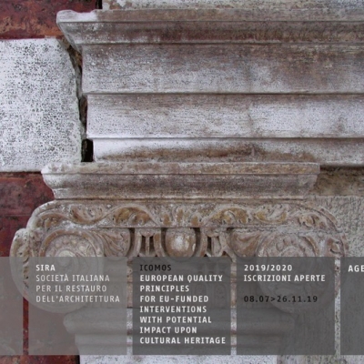 Aperte fino al 26 novembre 2019 le iscrizioni alla #SSIBAP Scuola di specializzazione Iuav in beni architettonici e del paesaggio