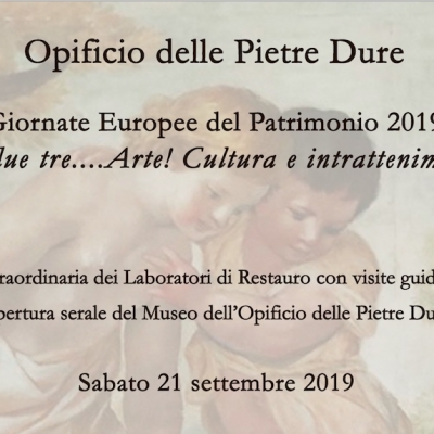 Giornate europee del Patrimonio 2019 - Opificio delle Pietre Dure