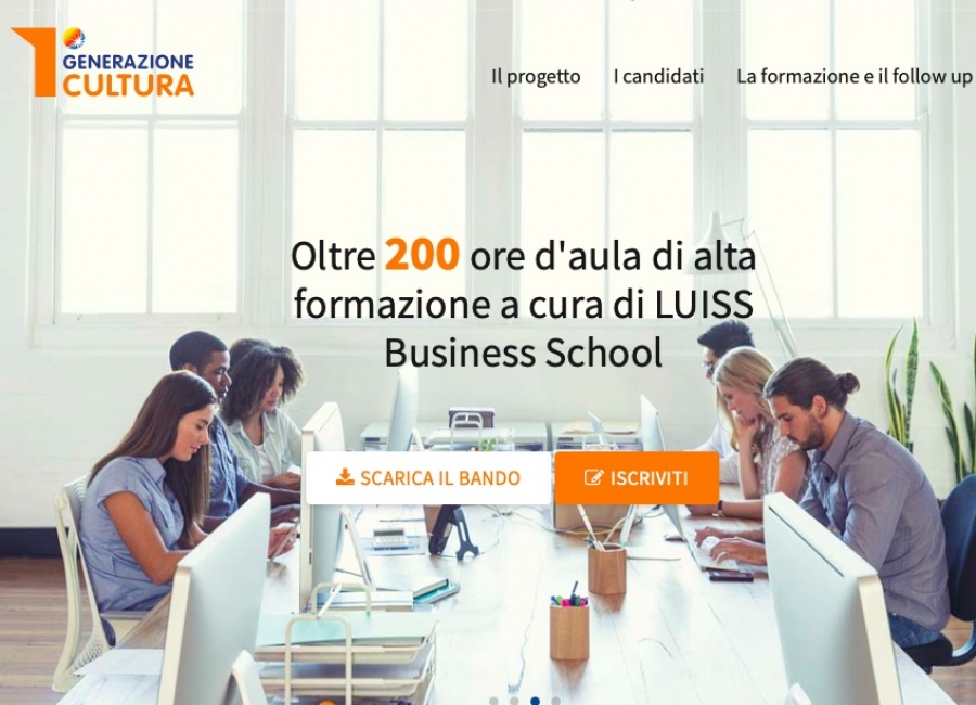 Generazione cultura con la Luiss e Lottomatica per stage formativi in istituzioni culturali