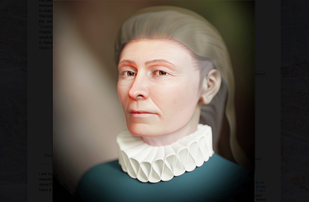Ricostruzione Facciale Forense di S. Caterina Fieschi Adorno