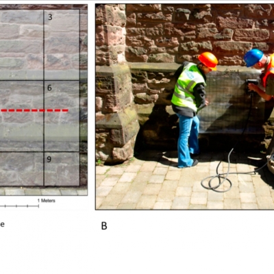Monitorare superfici murarie in profondità con il Ground Penetrating Radar 3D