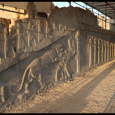 Un restauro italiano a Persepoli