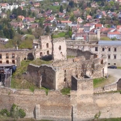 Castello di Gars in Austria: Combinazione dati Laser Scanner Terrestre con dati Lidar da Drone.