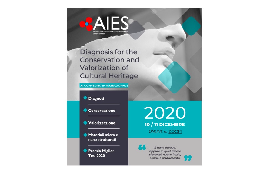 XI Convegno AIES "Diagnosi, conservazione e valorizzazione del patrimonio culturale"
