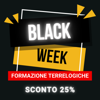 La Black Week della Formazione TerreLogiche ti offre il 25% di sconto su tutti i corsi del 2022