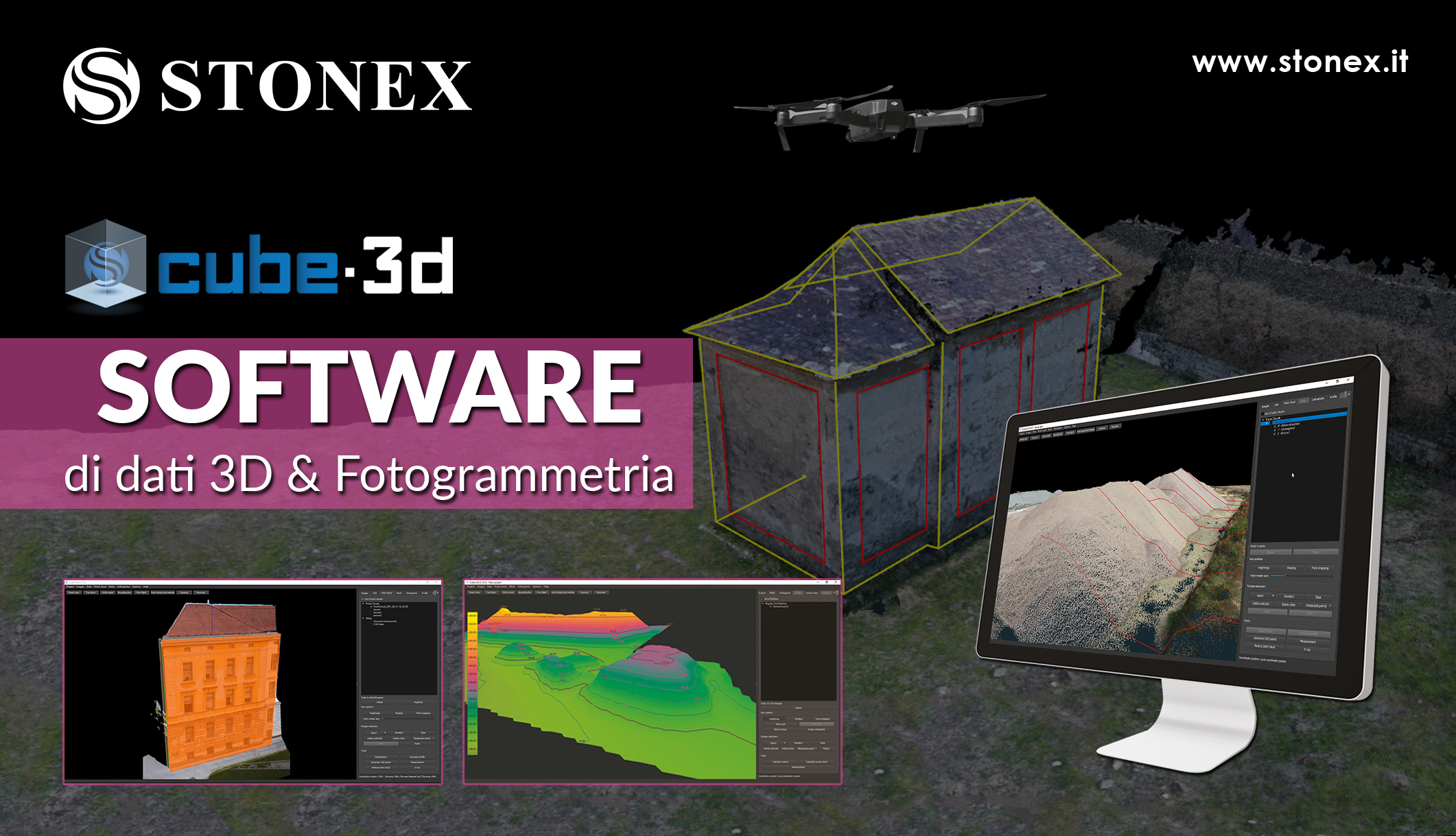 Stonex Cube-3d – Software di Fotogrammetria ed elaborazione dati 3D per l’archeologia e i beni culturali