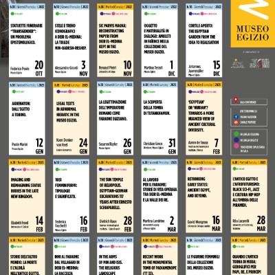 Il Museo Egizio le conferenze scientifiche 2022-2023