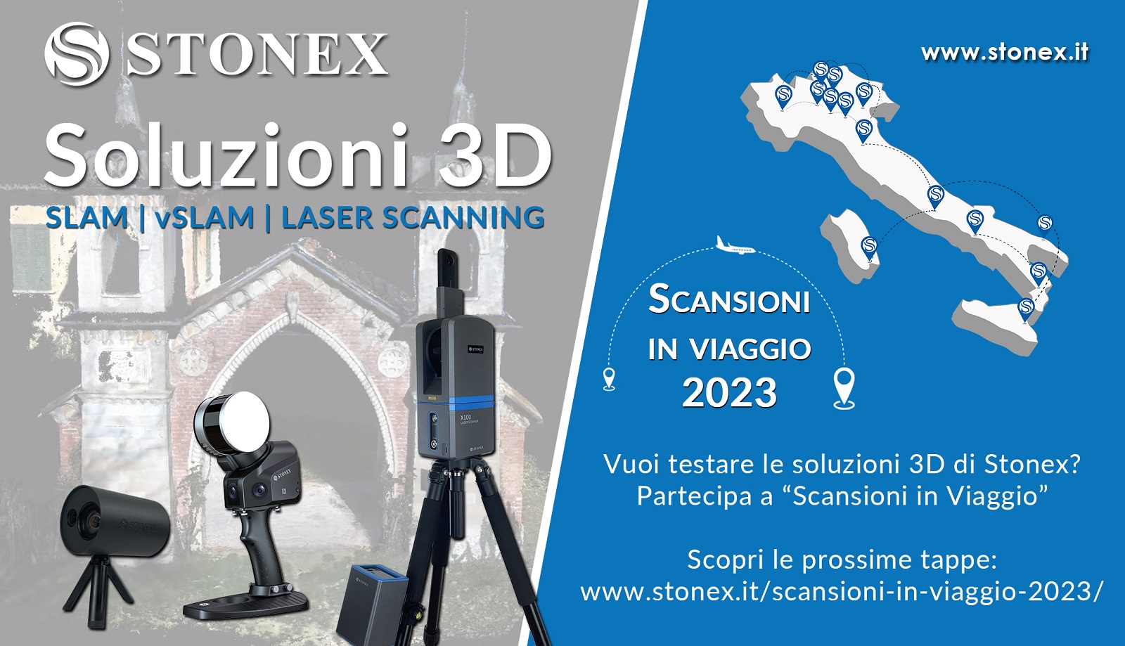 Soluzioni 3D di Stonex – Scanner 3D precisi, facili e versatili