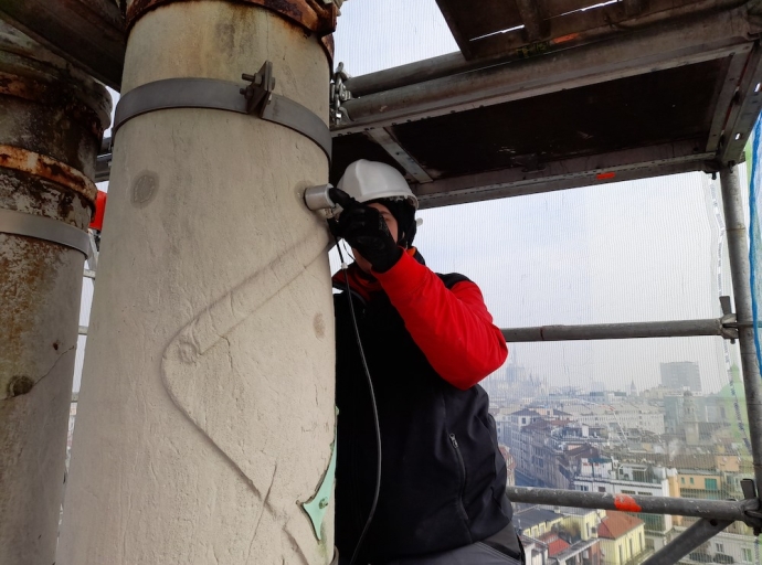 Indagini non invasive a Palazzo Stampa di Soncino