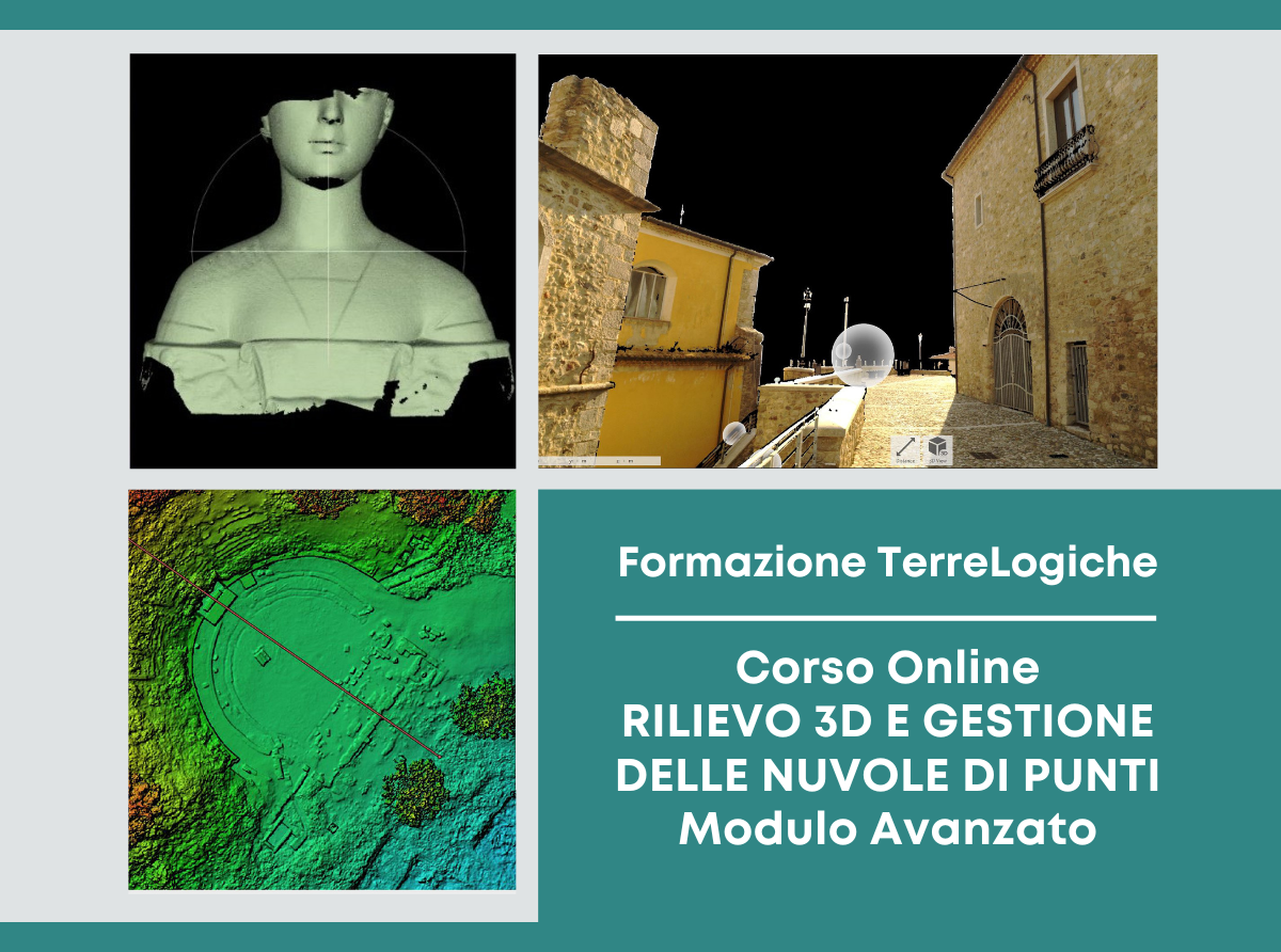 Iscrizioni aperte per la nuova sessione del corso avanzato &quot;Rilievo 3D e gestione delle nuvole di punti&quot;