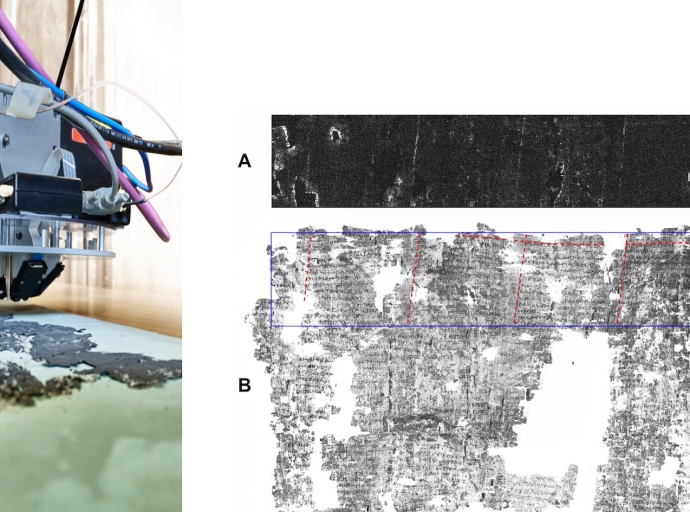 Righe e colonne sui Papiri di Ercolano
