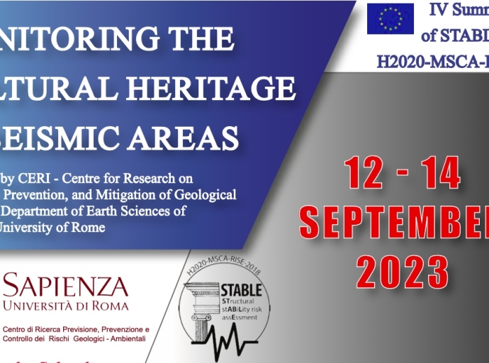Monitoring the Cultural Heritage in seismic areas: Summer School in Sapienza Roma