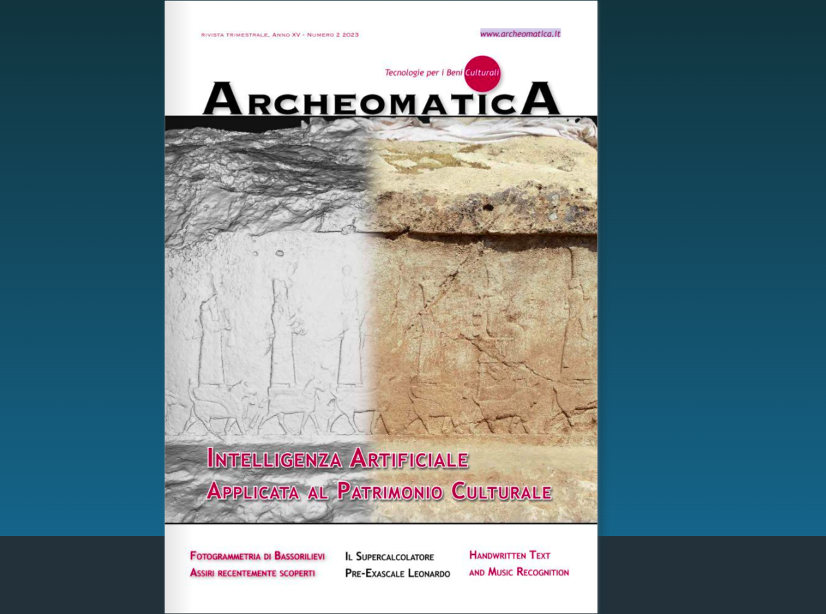 Archeomatica 2 - 2023: Intelligenza Artificiale Applicata al Patrimonio Culturale