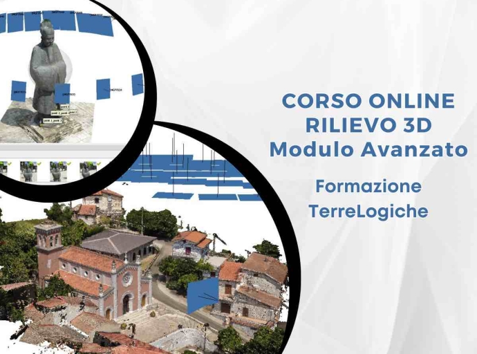 Iscrizioni aperte per il corso avanzato "Rilievo 3D e gestione delle nuvole di punti" della Formazione TerreLogiche