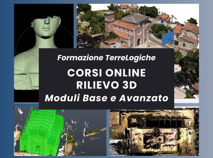 In arrivo i corsi di livello base e avanzato "Rilievo 3D e gestione delle nuvole di punti": prezzo scontato con la formula "pacchetto formativo"