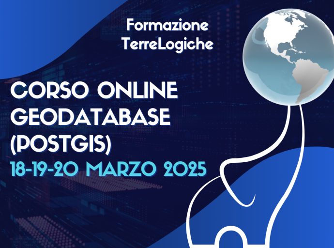 Come ampliare le proprie competenze sulla gestione dati geografici: in arrivo il corso "Geodatabase (PostGIS)" 18-19-20 marzo