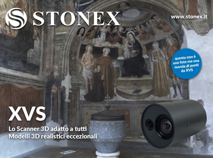 Stonex XVS - Lo Scanner 3D adatto a tutti