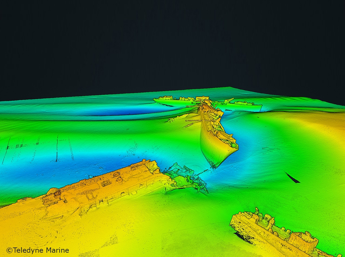 Scoperti relitti storici nel Danubio con tecnologia sonar Teledyne