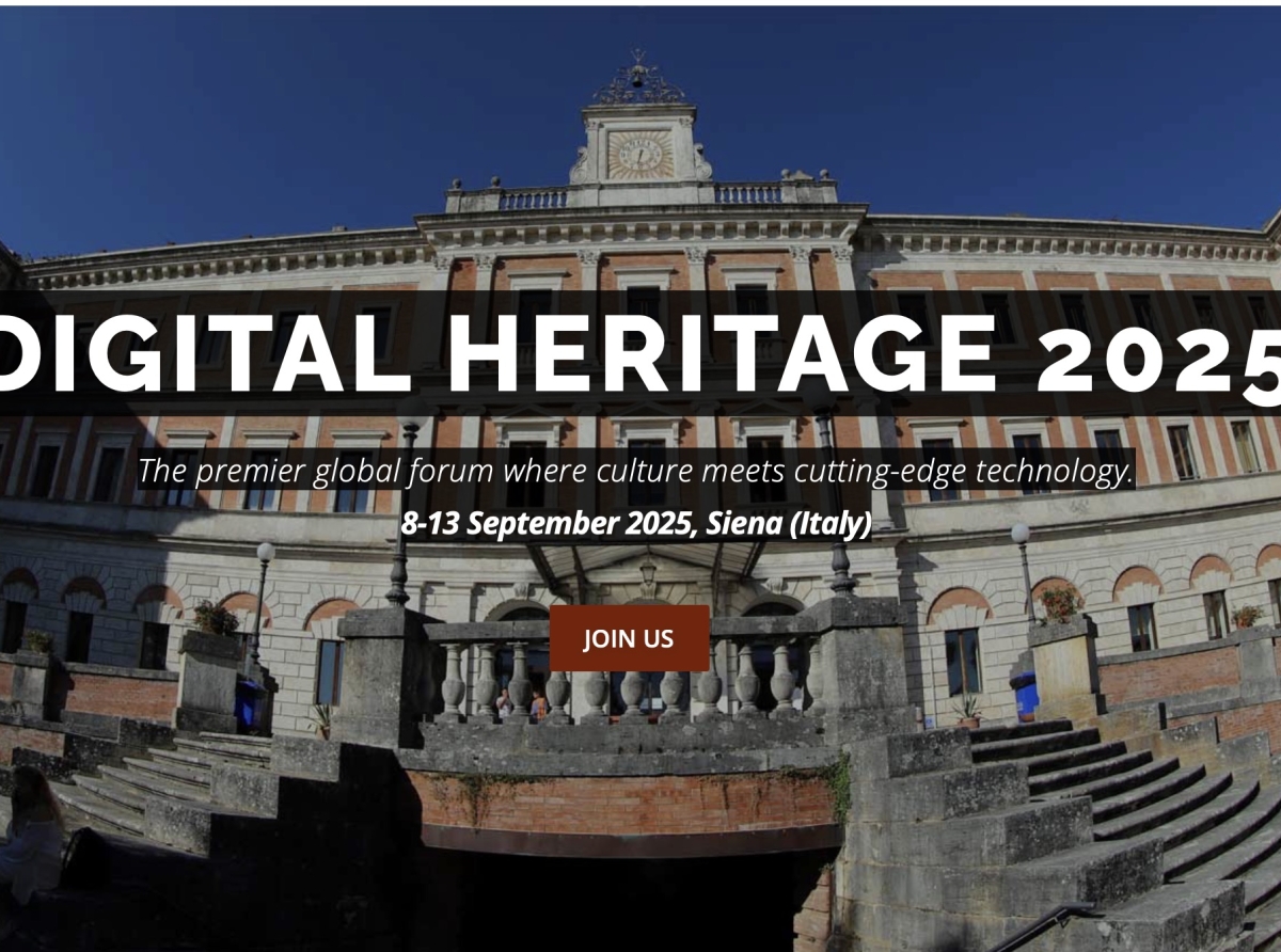 DIGITAL HERITAGE 2025 The premier global forum where culture meets cutting-edge technology.