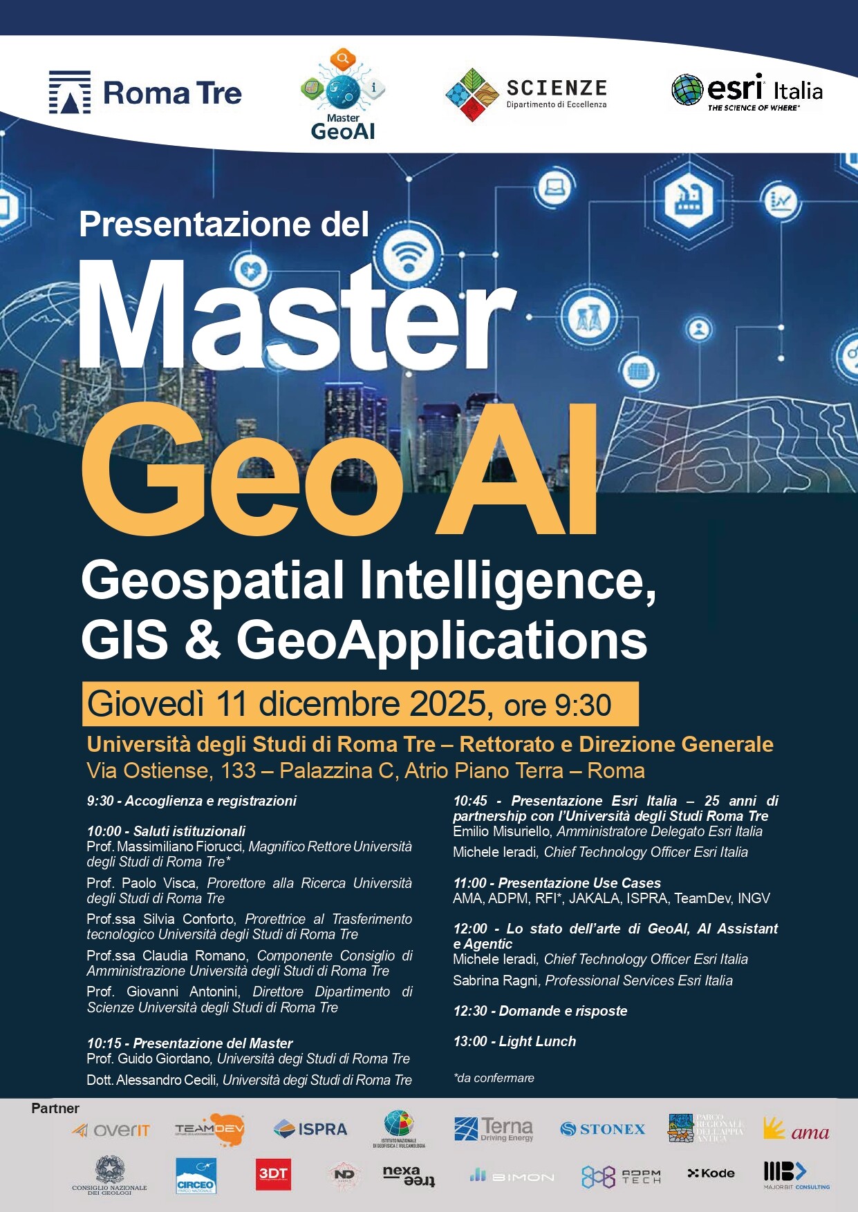 Locandina Master Geo AI