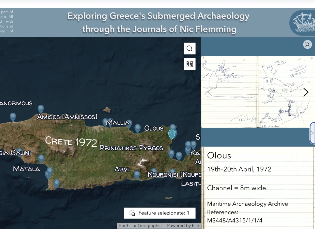 Exploring Greece’s Submerged and Coastal Archaeology through the Journals of Nic Flemming