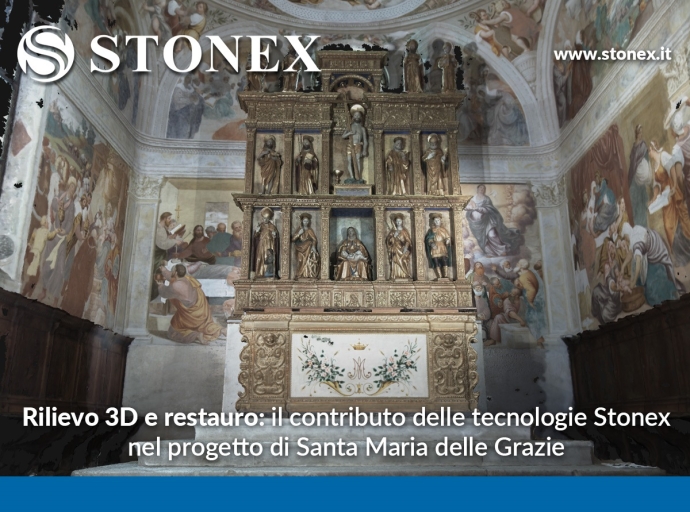 Rilievo 3D e restauro: il contributo delle tecnologie Stonex nel progetto di Santa Maria delle Grazie