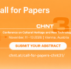 Call for Papers – Cultural Heritage New Technologies 31