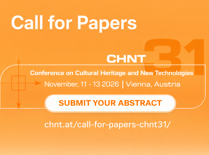 Call for Papers – Cultural Heritage New Technologies 31