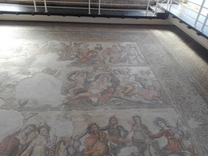 Il mosaico di Cassiopea nella Casa di Aion a Paphos