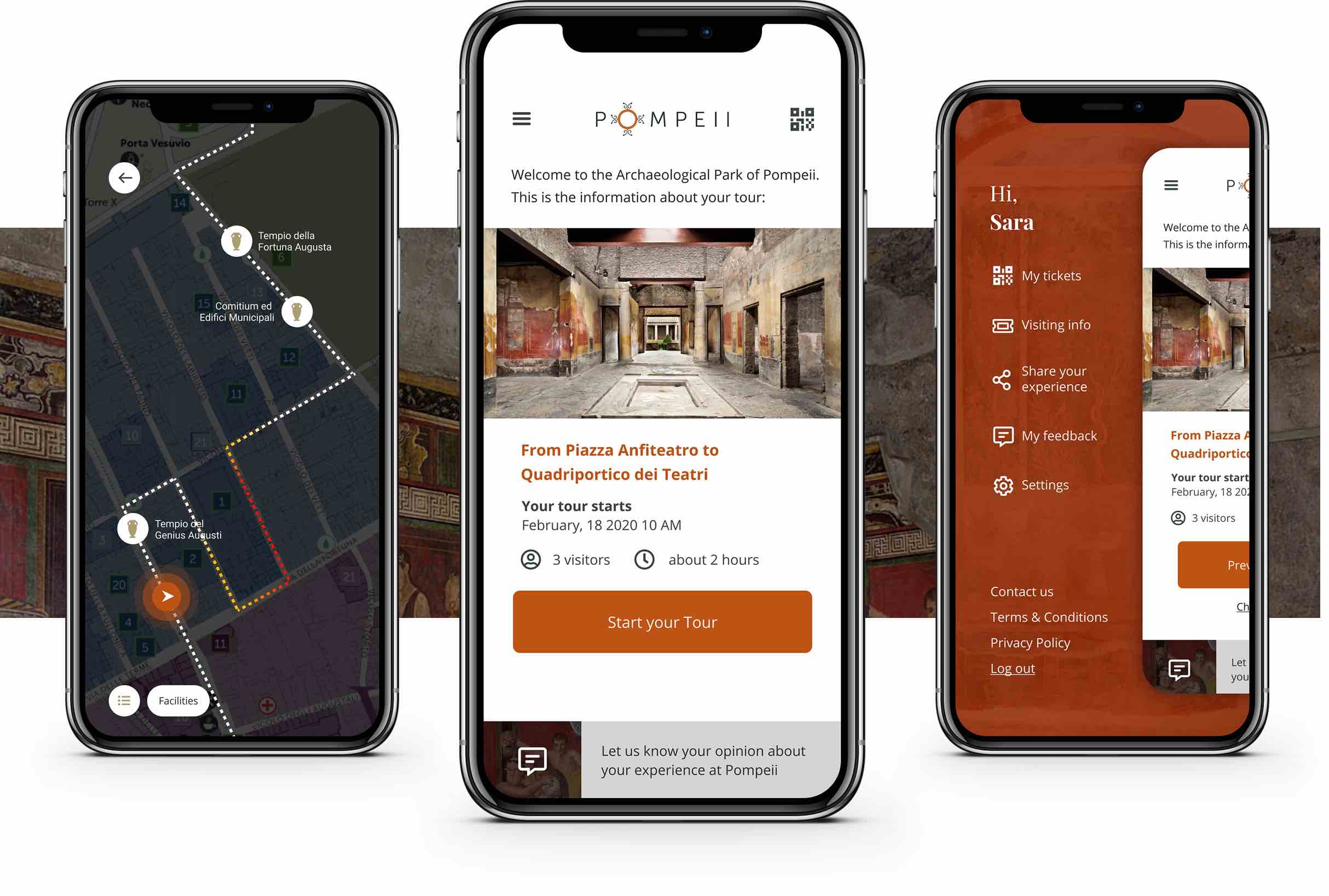 Riapre Pompei grazie a MyPompeii, l'app per prenotare la visita agli scavi