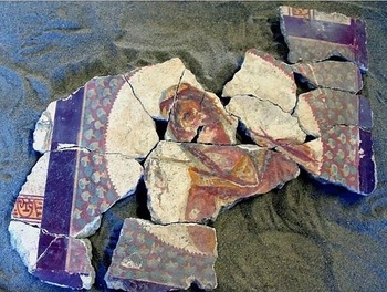 Gli affreschi del soffitto della Casa dei Pittori a Pompei, ricostruiti grazie a Robot e 3D