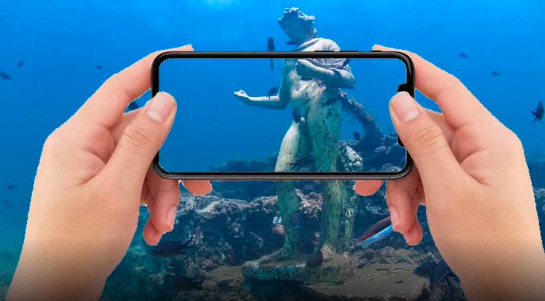 Tra i tesori sommersi di Baia con una app