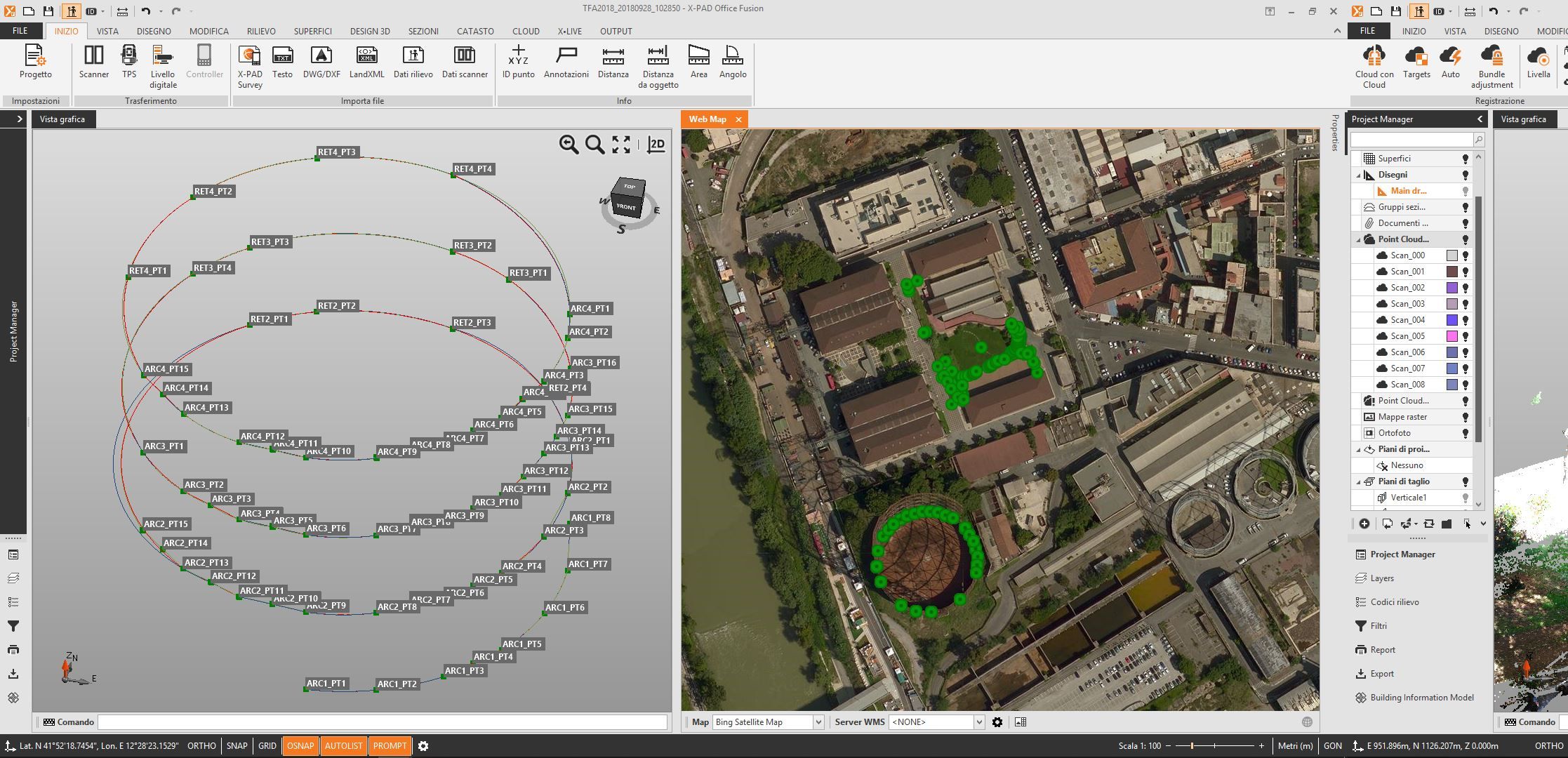 Geomax Gazometro tps gps risultato