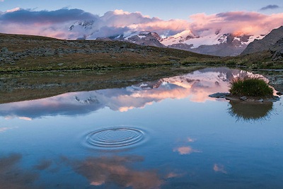 Gran Paradiso al tramonto