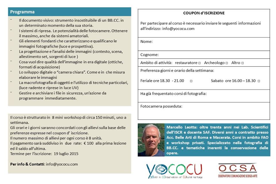 corso yococu2