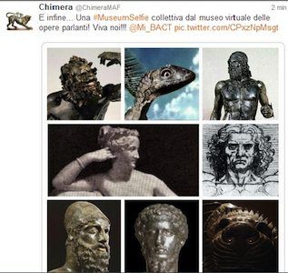 Le opere d'arte su Twitter