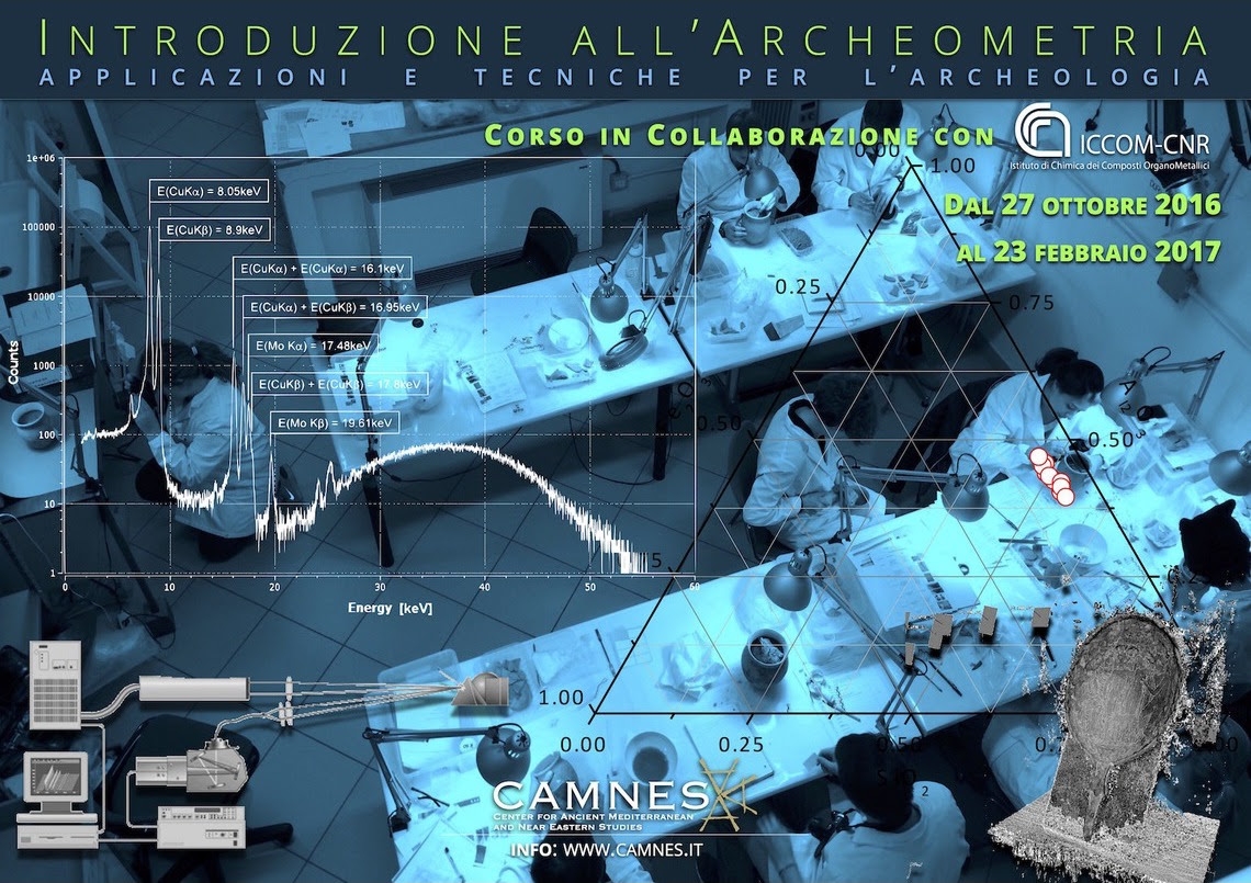 Corso di Introduzione all'Archeometria: applicazioni e tecniche archeometriche