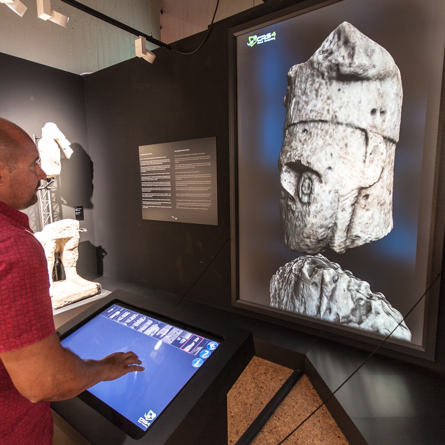 Fruizione di modelli 3D dei Giganti di Mont'e Prama