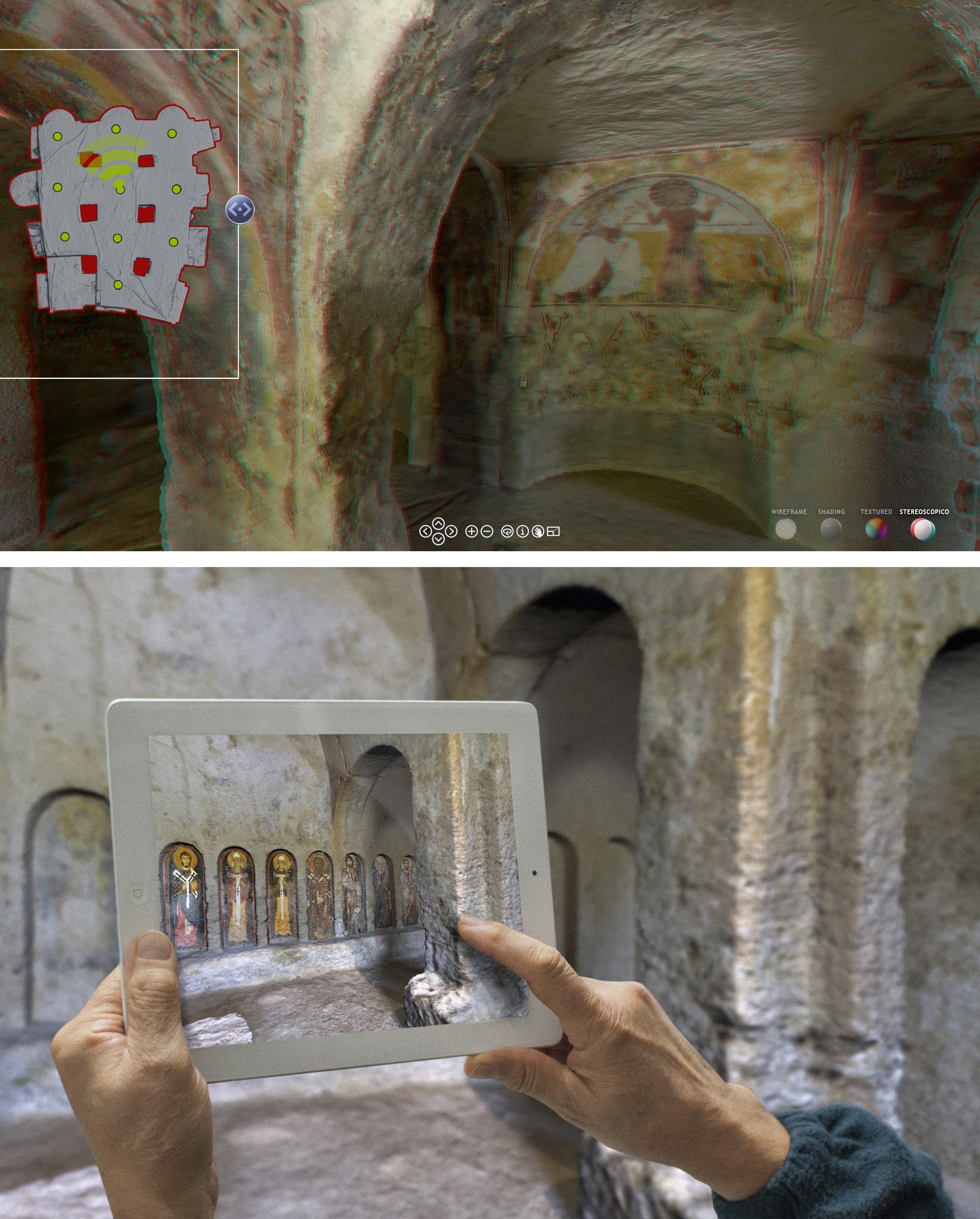 Dal rilievo fotogrammetrico alla piattaforma di fruizione QTVR-based stereoscopica