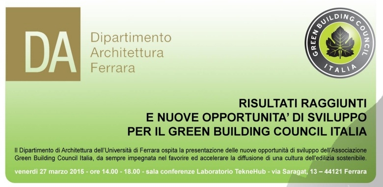Nuove opportunità di sviluppo per il Green Building Council Italia