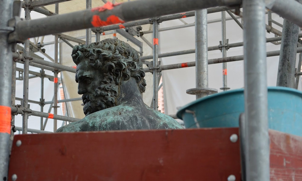 Restauro della Fontana del Nettuno, Bologna