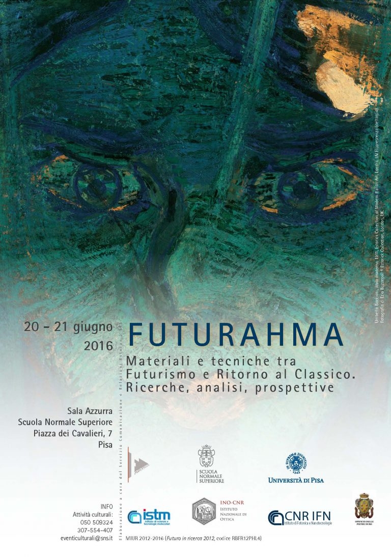 Online il programma del Convegno Futurahma Materiali e tecniche tra Futurismo e Ritorno al Classico. Ricerche, analisi, prospettive