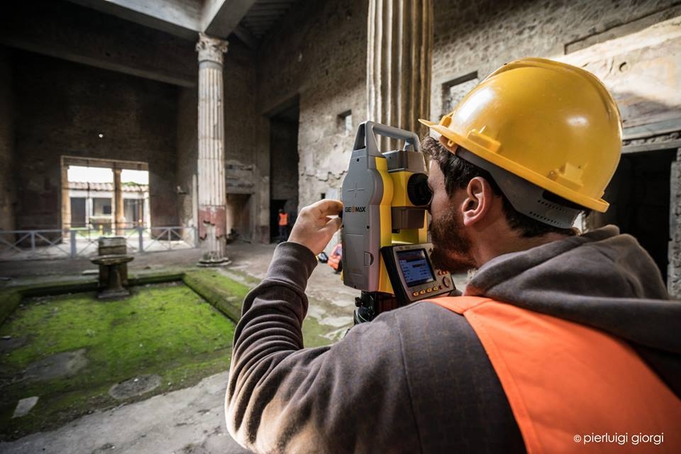 GEOMAX a Pompei per le attività di documentazione del Piano della Conoscenza