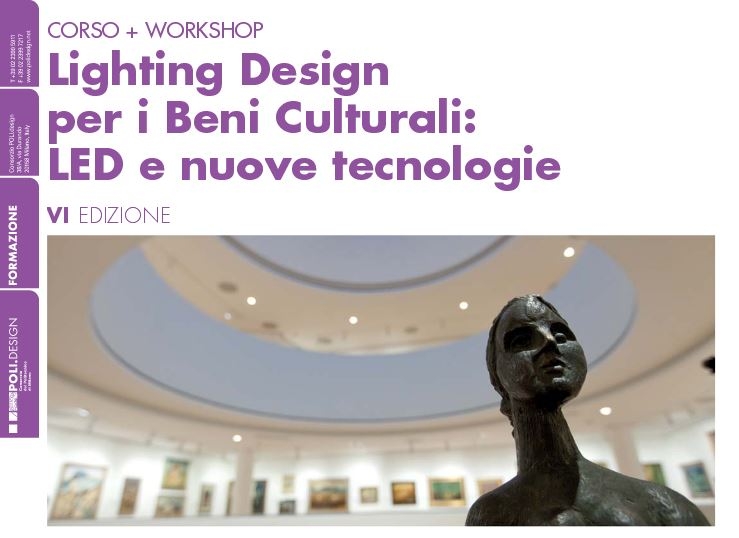 Lighting Design per i Beni Culturali: LED e nuove tecnologie: corso e workshop