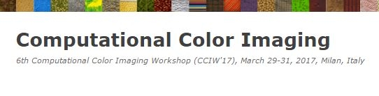 Computational Color Imaging Workshop: aperta la call for papers